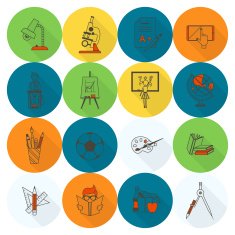 school and education icons N87