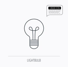 Lamp icon Idea and solution sign N2