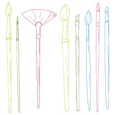 Some vector brushes