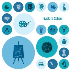 school and education icons N94
