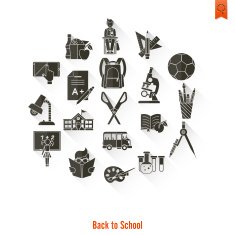 school and education icons N102