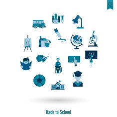 school and education icons N103