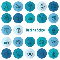 school and education icons N105