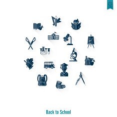 school and education icons N107