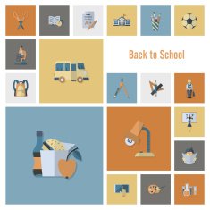 school and education icons N108