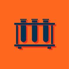 icon of laboratory tubes N3