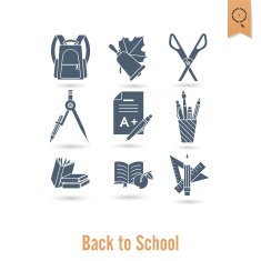 school and education icons N123