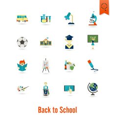 school and education icons N138