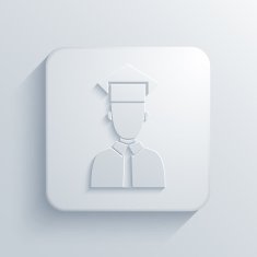Vector modern student light icon