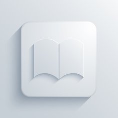 Vector modern book light icon