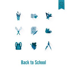 school and education icons N142