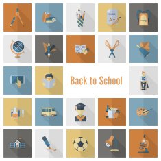 school and education icons N146