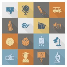 school and education icons N149