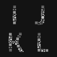 Silver letters N4