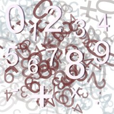 colored numbers