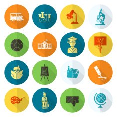 school and education icons N166