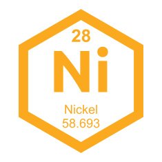 Periodic table Nickel element
