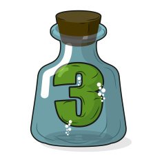 Three in bottle for scientific research Figure 3 magic vess N2