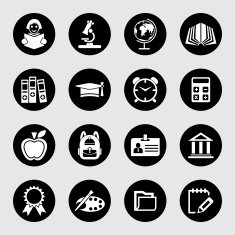 Education & School Icon set N7