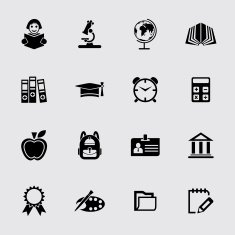 Education & School Icon set N9
