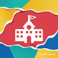School Building Icon N11