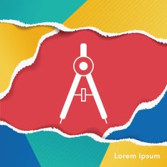 Stationery compasses icon N5