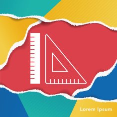 Triangle ruler icon N4
