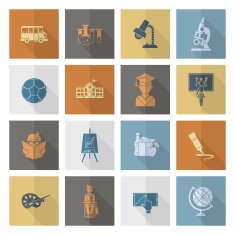 school and education icons N175