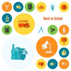 school and education icons N180
