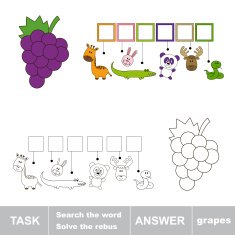 Find hidden word GRAPES N2
