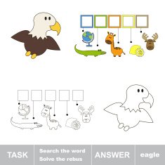 Find hidden word EAGLE N2