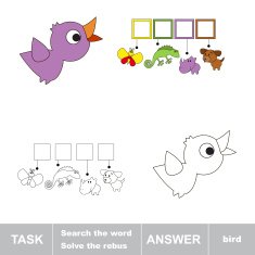 Solve the rebus Find hidden word BIRD N2