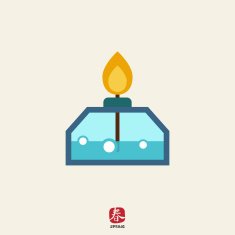 Alcohol lamp icon N10