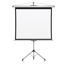 Blank Projection screen vector