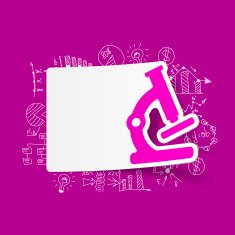 Drawing business formulas microscope N8