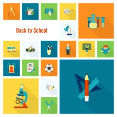 school and education icons N214