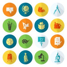 school and education icons N216