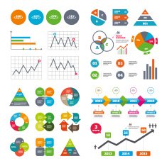 Angle degrees icons Geometry math signs N17