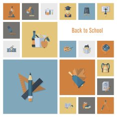 school and education icons N239