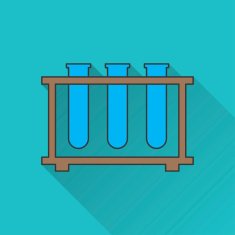 icon of laboratory tubes N5