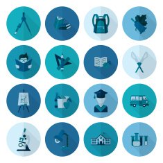 school and education icons N263