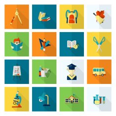 school and education icons N266