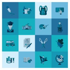 school and education icons N268