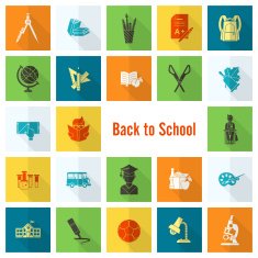 school and education icons N270