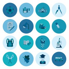 school and education icons N282
