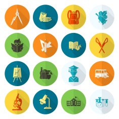 school and education icons N286