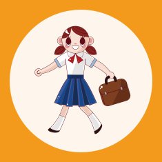student cartoon theme elements N19