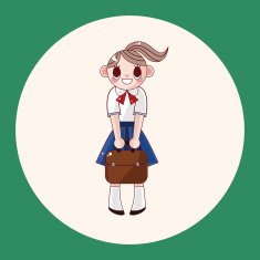 student cartoon theme elements N21