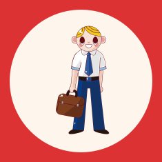 student cartoon theme elements N23