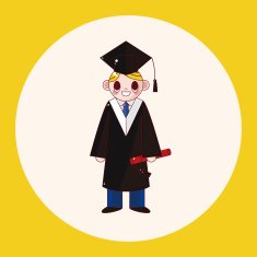 student cartoon theme elements N24